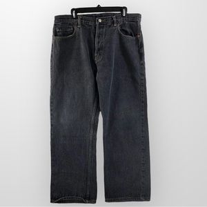 Levi's 501 Men's 38 x 30 Jeans Button Fly Straight Leg Classic Black 5-Pocket